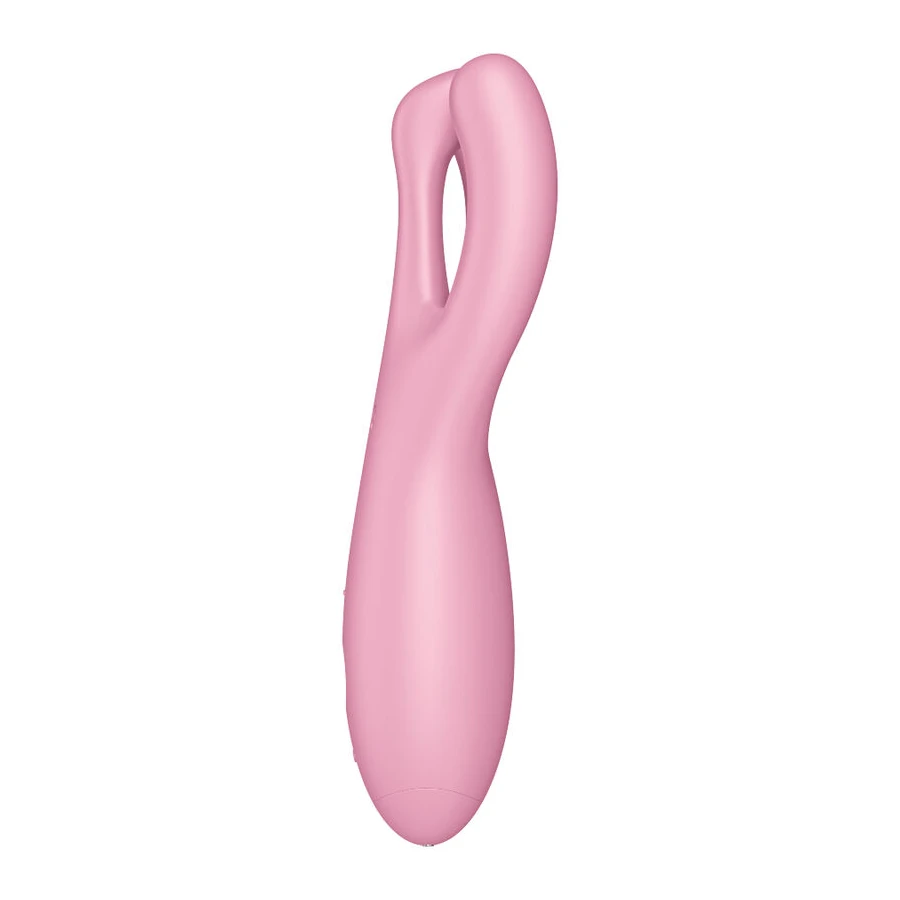 SATISFYER - THREESOME 4 VIBRATORAPP BLAU